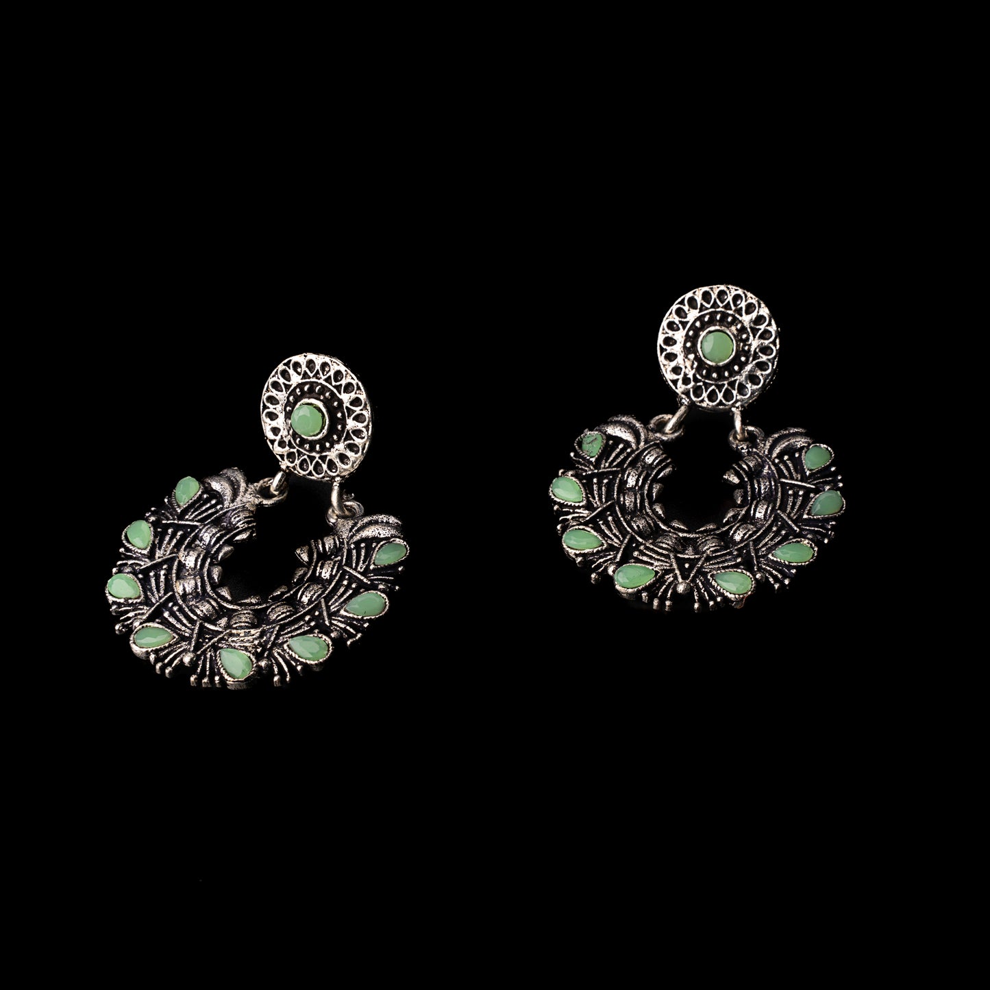 Pista Stone Studded Danglers