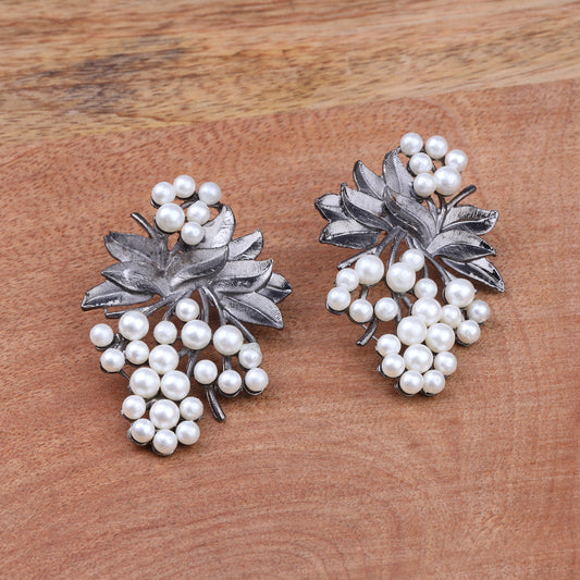 Statement Pearl Stud Earrings