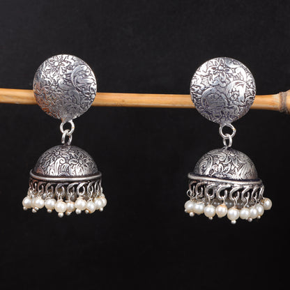 Hanging Brass Jhumki Danglers