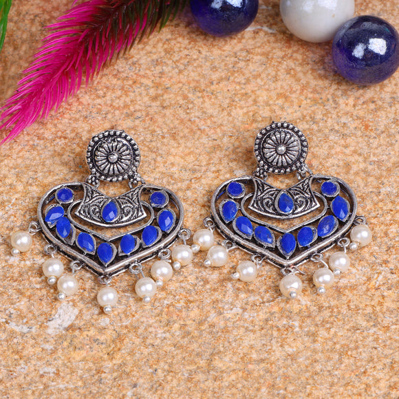 Beautiful blue online earrings