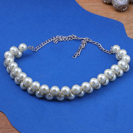 Pearl Stylish Choker Neckpiece